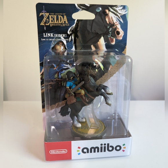 Rider Link Amiibo Breath of the Wild Nintendo Sealed! - Picture 2 of 6